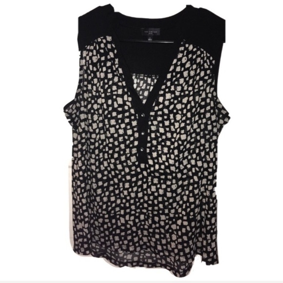 The Limited Semi-sheer V-Neck Tank - Picture 1 of 6